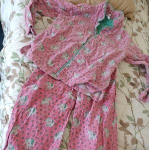 Elephant Flannel Pink Pajamas